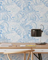 Blue Tropical Wallpaper